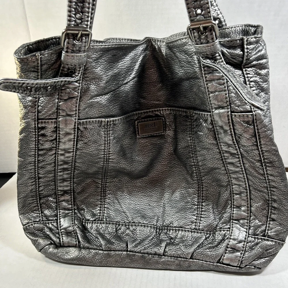 Red By Marc Ecko Silver Black Handbag Shoulder Purse‎